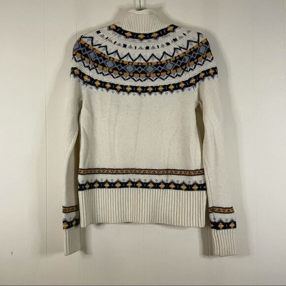 J. Crew Nordic Fair Isle Rollneck Sweater - Picture 2 of 3